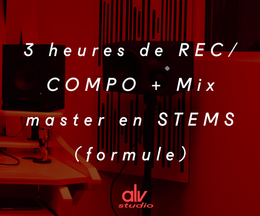 3H de REC/COMPO + Mix Master en STEMS (formule)