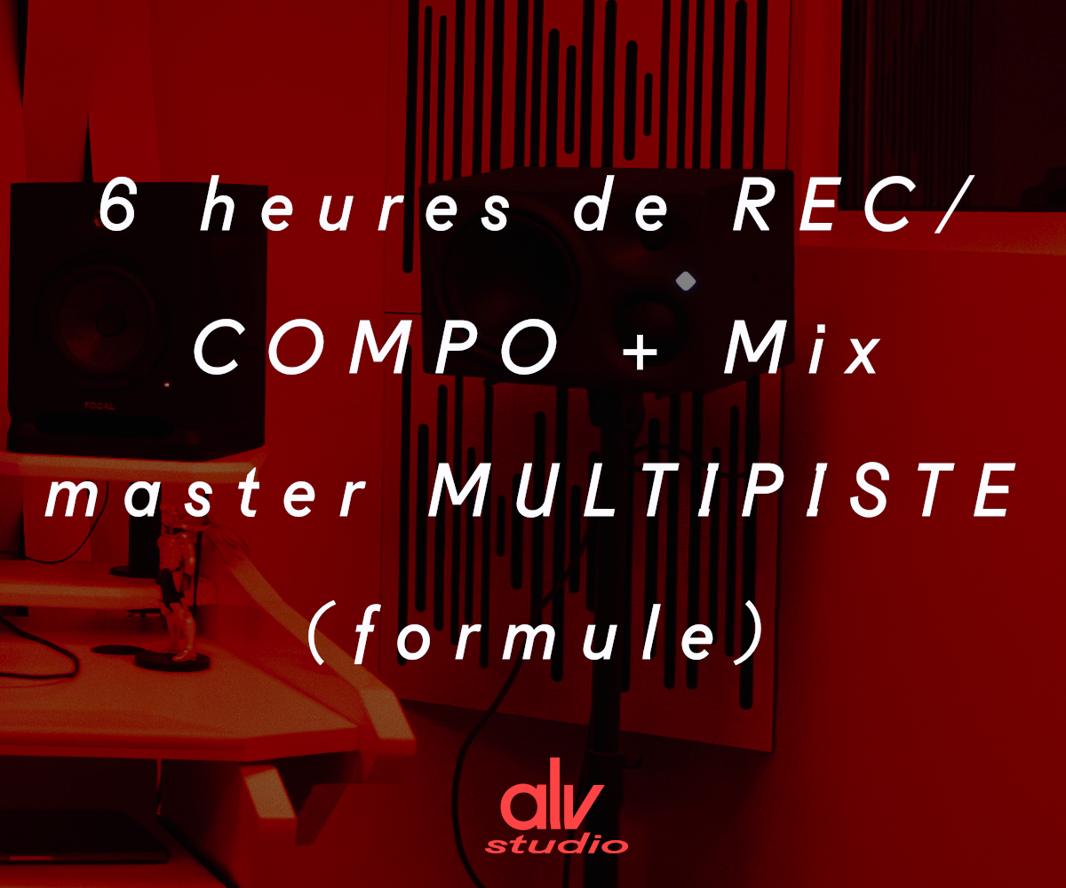 6H de REC/COMPO + Mix master MULTIPISTE (formule)